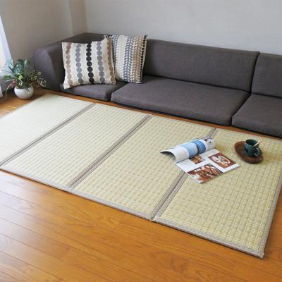 ふるさと納税 岡山市 岡山県岡山市産 樹脂製 畳マット 悠久 サイズ:ダブル カラー:ミックスベージュ