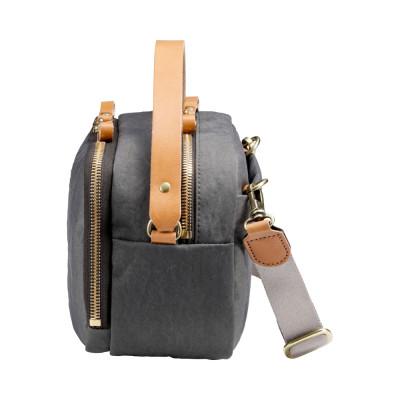 ふるさと納税 豊岡市 豊岡鞄 TUTUMU Rectangle S4600 グレーの画像