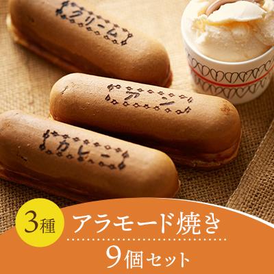 ふるさと納税 五泉市 アラモード焼 3種類9個セット