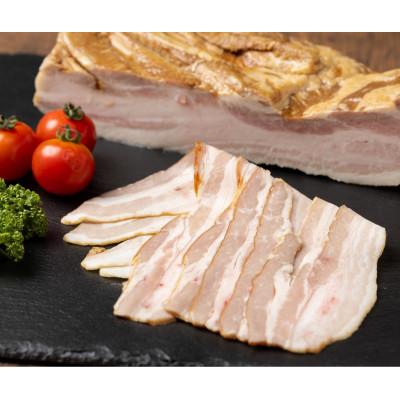 ふるさと納税 宇治市 熟成生ベーコンスライス240g 化学合成食品添加物不使用 無添加 京丹波