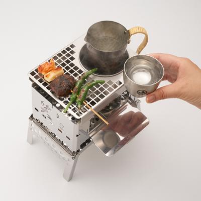 ふるさと納税 戸田市 笑's B-6君カン(燗)グリル 4点セット(B6君/専用
