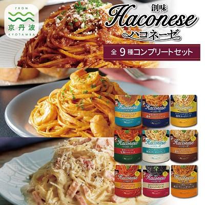 ふるさと納税 京丹波町 [創味] ハコネーゼ 9種 詰め合わせ 9個入り パスタソース レトルト