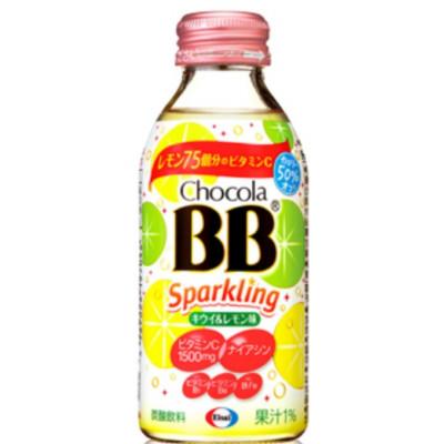 ふるさと納税 長柄町 [12本]エーザイ チョコラBBスパークリング キウイ&amp;レモン味140ml×12本