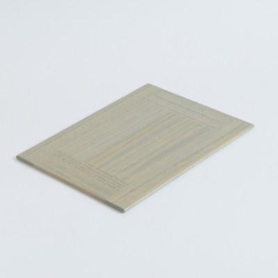 ふるさと納税 加茂市 木製ランチョンマット・小さめサイズ[KIRI Tea Mat グレー2枚組]カフェタイムや晩酌に