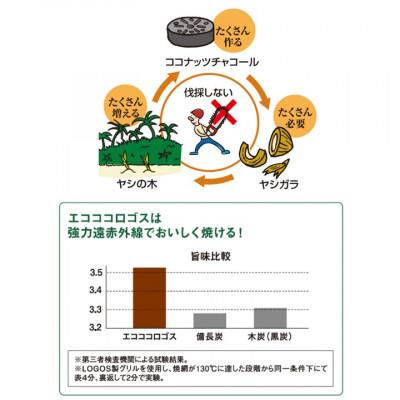 ふるさと納税 城陽市 エコココロゴス・ミニラウンドDECO4　BBQなどアウトドアで使える炭　83100114×2個 |  | 03