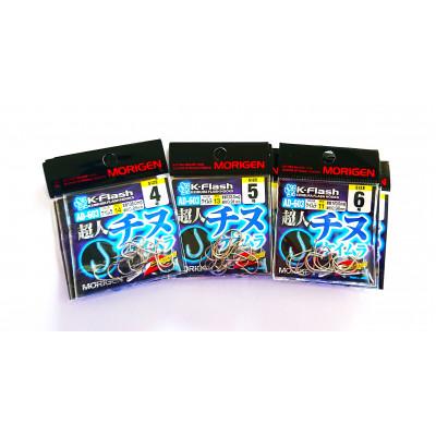 ふるさと納税 加東市 もりげん(MORIGEN) 釣針 超人チヌ ケイムラ 9枚セット(4号・5号・6号/各3枚)