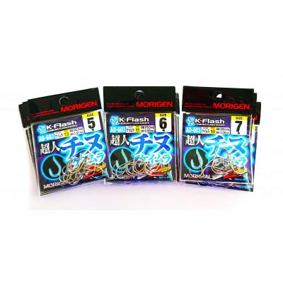 ふるさと納税 加東市 もりげん(MORIGEN) 釣針 超人チヌ ケイムラ 9枚セット(5号・6号・7号/各3枚)