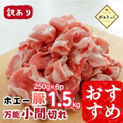 ふるさと納税 小林市 [訳あり]宮崎県産ホエー豚万能 小間切れ 1.5kg(D165)