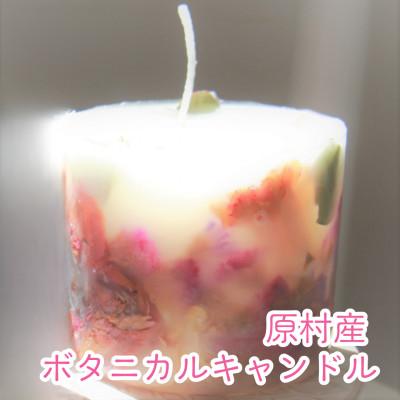 ふるさと納税 原村 原村のドライフラワーを使ったボタニカルキャンドル