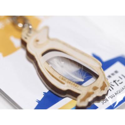 ふるさと納税 上越市 [数量限定]上越市立水族博物館ペンギンの羽キーホルダー付き入館券(大人2名+小中学生1名+幼児1名)