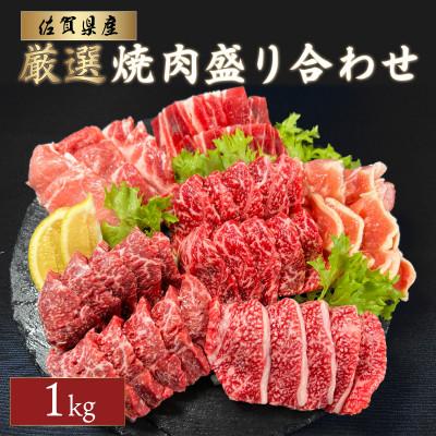 ふるさと納税 大町町 佐賀県産厳選 焼肉6種盛り合わせ 1kg (4〜5人前)(大町町)