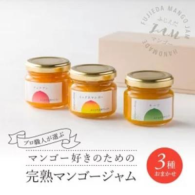 ふるさと納税 藤枝市 [ふるさと納税]手作り完熟マンゴージャム お任せ3種 詰め合わせ 贈答 静岡県藤枝市