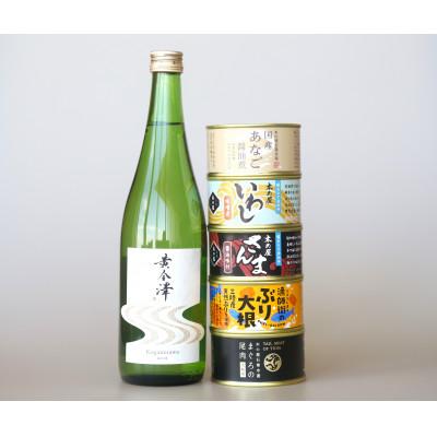 ふるさと納税 美里町 木の屋石巻水産 美里町直売所厳選美里町の地酒&amp;缶詰セットA