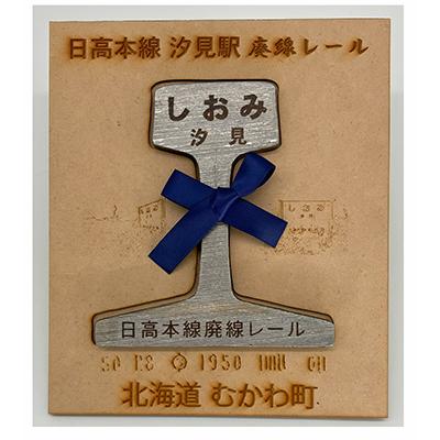 ふるさと納税 むかわ町 [第2弾]日高本線廃線レール 厚さ1cm[数量限定]