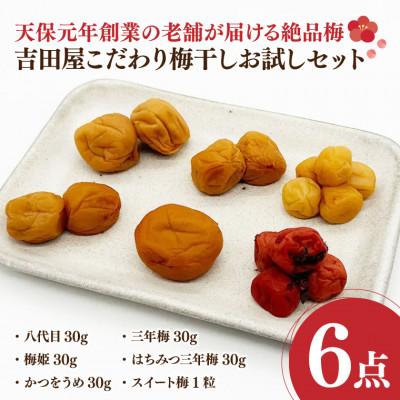 ふるさと納税 大洗町 吉田屋こだわり梅干お試しセット