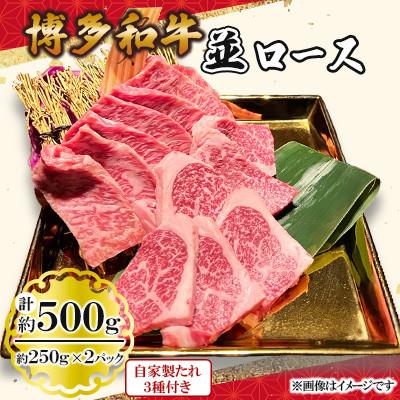 ふるさと納税 北九州市 博多和牛並ロース500g(250g×2パック)
