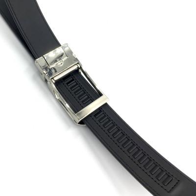 ふるさと納税 葛飾区 【国産】本革　無段階調整ベルト　ブラック　幅30mm |  | 02