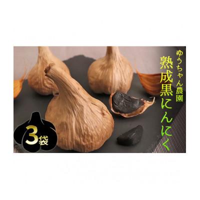 ふるさと納税 姫路市 [53650409]ゆうちゃん農園熟成黒にんにく M玉3個入×3袋