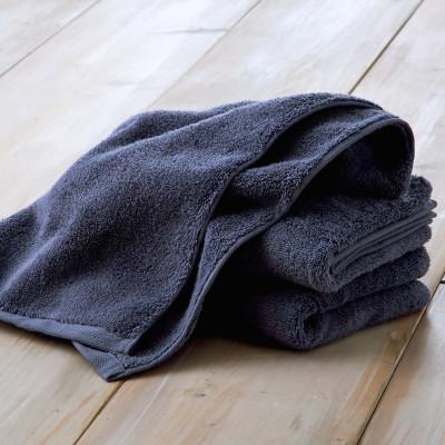 ふるさと納税 泉大津市 泉州美人 フェイスタオル 同色3枚組(約33×85cm) 泉州タオル 青藍(せいらん)