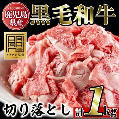 ふるさと納税 日置市 鹿児島県産 黒毛和牛 切り落とし (計1kg・250g×4P) [アリラン飯店] 706-v02