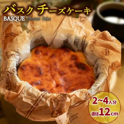 ふるさと納税 松山市 バスクチーズケーキ 2〜4人前 直径12cm 4号サイズ