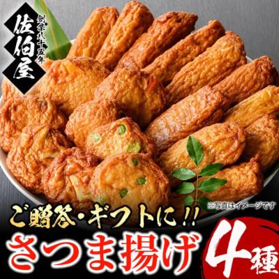 ふるさと納税 日置市 本場鹿児島県産!保存料・防腐剤無添加! さつま揚げ 詰合せ (4種・約650g) No.312