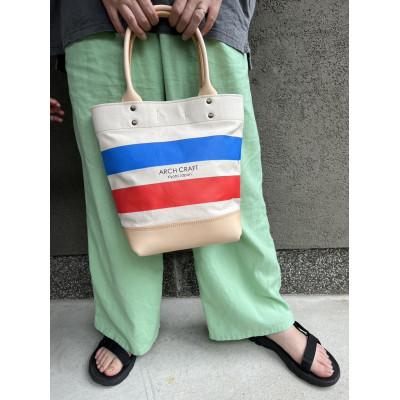 ふるさと納税 亀岡市 帆布と革のトートバッグ『B&R BORDER』の画像