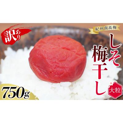 ふるさと納税 すさみ町 訳あり無選別紀州南高梅しそ 750g
