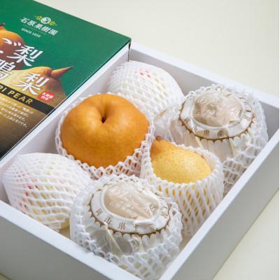 ふるさと納税 岡山市 [2025年発送]詰め合わせ 4kg 化粧箱 あたご2〜3玉・鴨梨3〜6玉(AYK-40)