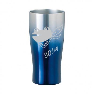 ふるさと納税 小美玉市 グラデーションタンブラー 航空自衛隊 百里基地 ケロヨン★7ver.