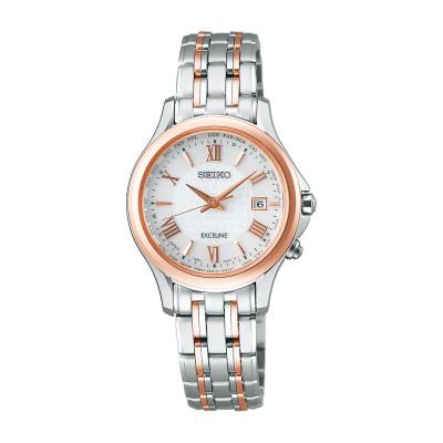 ふるさと納税 塩尻市 SEIKO エクセリーヌ ソーラー電波 ワールドタイム