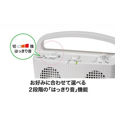 ふるさと納税 越前市 テレビの音声がはっきり聞けるお手元テレビ