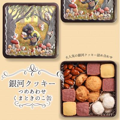 ふるさと納税 大和郡山市 銀河クッキー 詰め合わせ くまときのこ缶