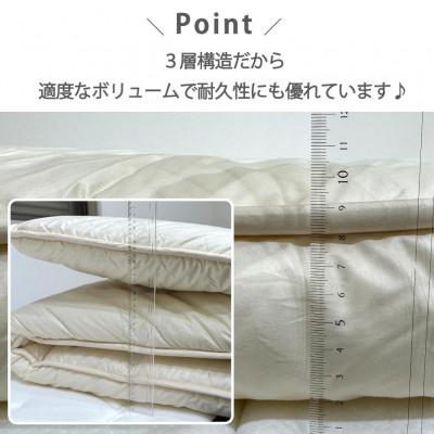 ふるさと納税 和歌山市 【セミダブルサイズ】日本製3層社会システム 固わた入り敷ふとん120×210糎 HG-3SW