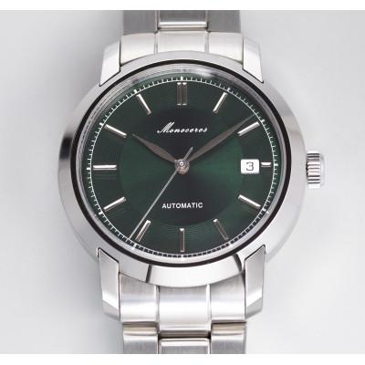 ふるさと納税 国立市 Monoceros (モノセロス)機械式自動巻メンズ腕時計1本 文字盤グリーン