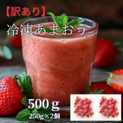 ふるさと納税 糸田町 福岡県産 冷凍あまおう500g(250g×2個)(糸田町)