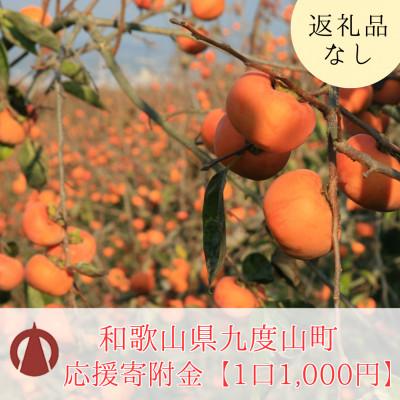 ふるさと納税 九度山町 [返礼品なし]和歌山県九度山町応援寄附金(1口1,000円)