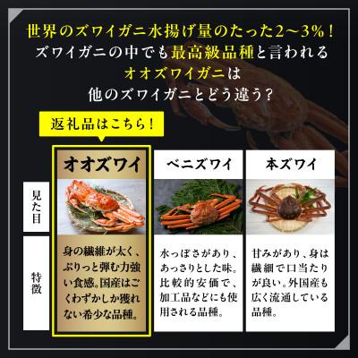 ふるさと納税 網走市 【訳あり】　北海道生オオズワイガニポーション300g 15〜30本 カニしゃぶに最適 |  | 02