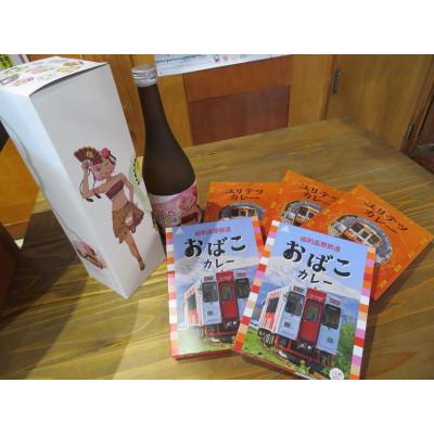 ふるさと納税 由利本荘市 萌酒 浜梨リン子(特別純米)とカレー5個セット(スペシャルユリテツカレー・おばこカレー)