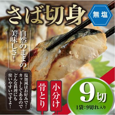 ふるさと納税 門川町 [訳あり]骨取り無塩さば切身(9切×1袋)