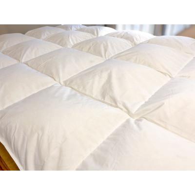 ふるさと納税 北杜市 リサイクル羽毛掛布団　リサイクル羽毛ダウン93%  羽毛量1.2kg シングルサイズ |  | 01