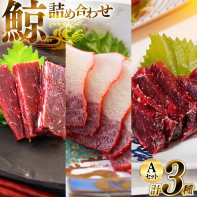 ふるさと納税 島原市 美味しい鯨3種詰め合わせAセット(胸肉・背肉・ベーコンスライス)(島原市)