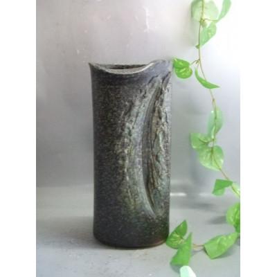 ふるさと納税 甲賀市 [信楽焼]斑点ビードロ釉花入れ nha-020