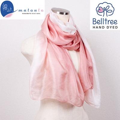 ふるさと納税 川俣町 川俣シルクストール[ストライプ]纏ふと、