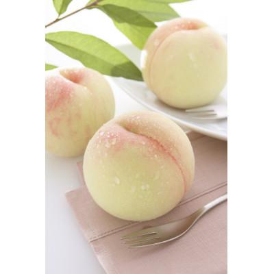 ふるさと納税 早島町 2026年先行予約 岡山白桃 ロイヤル(1箱3玉入り)800g