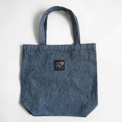 ふるさと納税 河合町 べんがら染めコットントートバック [藍錠染め(ブルー)]