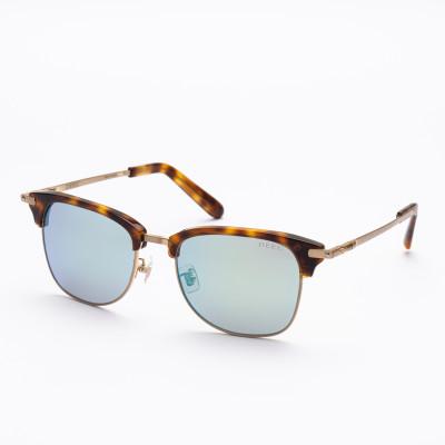 ふるさと納税 鯖江市 ドライビングサングラス「DEEC(ディーク)」 Brooklands グリーンミラー/マットゴールド