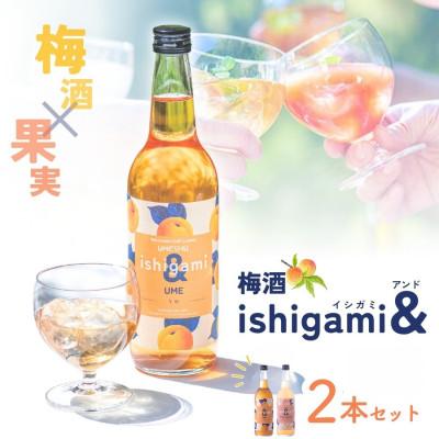 ふるさと納税 田辺市 梅酒ishigami&amp;(イシガミアンド)うめ 桃ジンジャー[isg038-1]