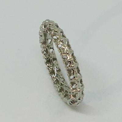 ふるさと納税 南アルプス市 フローラルリング PT(プラチナ)[9号]