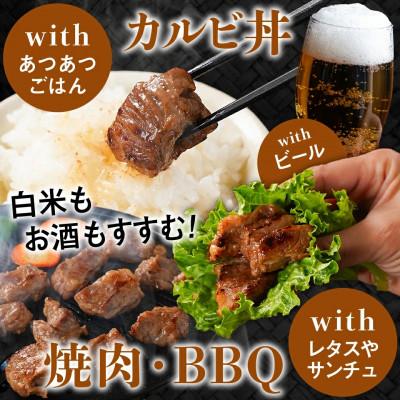 ふるさと納税 都城市 牛中落ちカルビ タレ漬け 1.2kg |  | 03